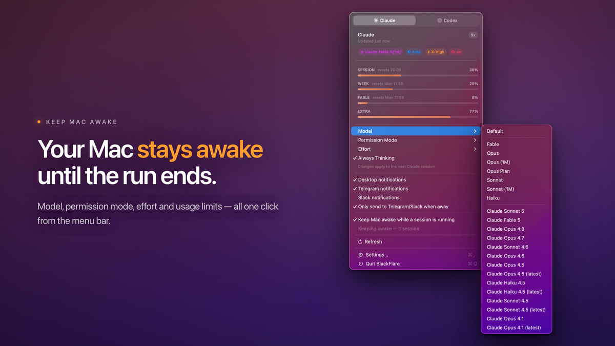 BlackFlare screenshot